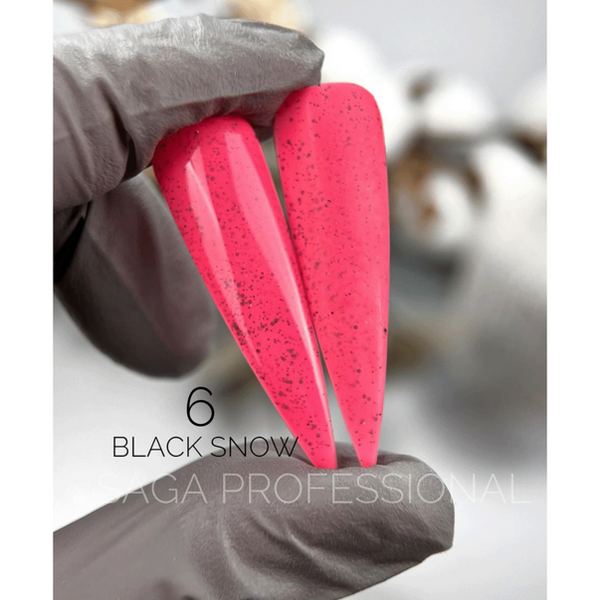 SAGA Professional Black Snow №06 гель лак рожевий 9 ml ЦН000131827 фото