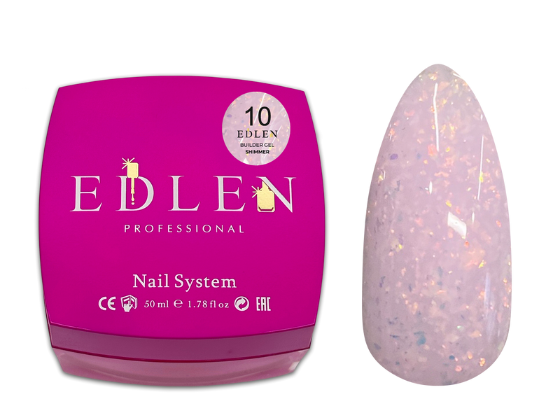 Builder gel Shimmer Edlen №10 30 ml 4823127206508 фото