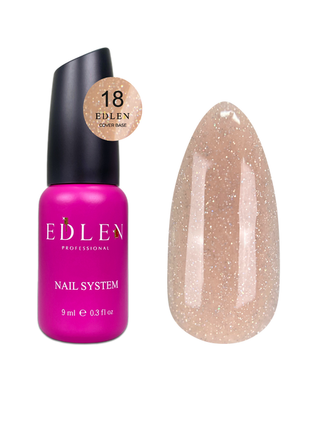 Cover base Hologram Edlen №18 17 ml 4823127201985 фото