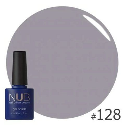 Гель-лак для нігтів NUB 128 Cloudy Grey 8 ml NUB207127 фото
