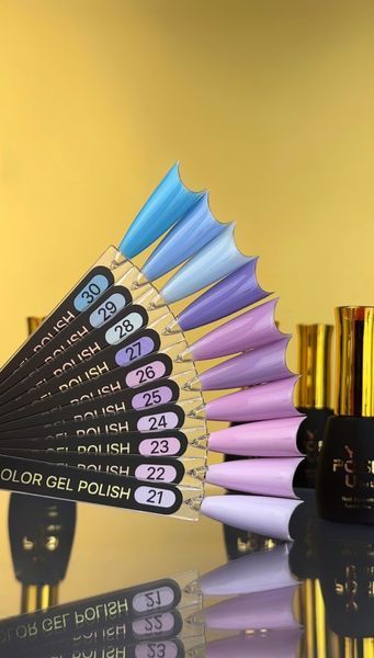 Гель лак - Без ТРО YOU POSH (7 ml). №29 - Світло-блакитний з сірим підтоном colorposh29 фото