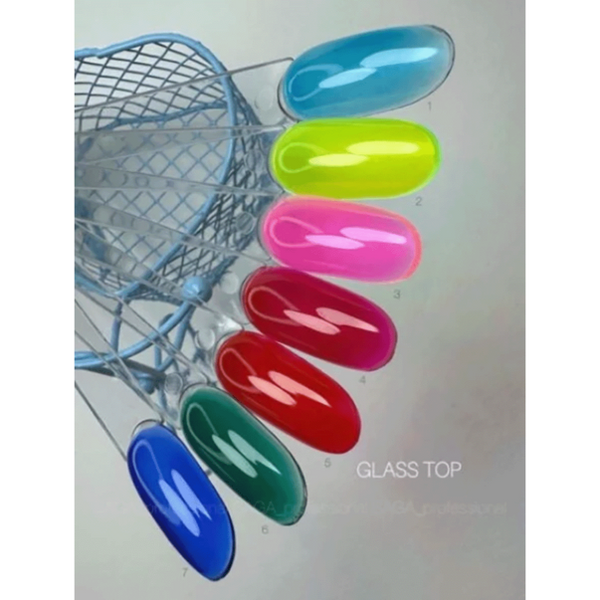 Топ без липкого шару SAGA Professional GLASS №02 9 ml ЦН000132396 фото