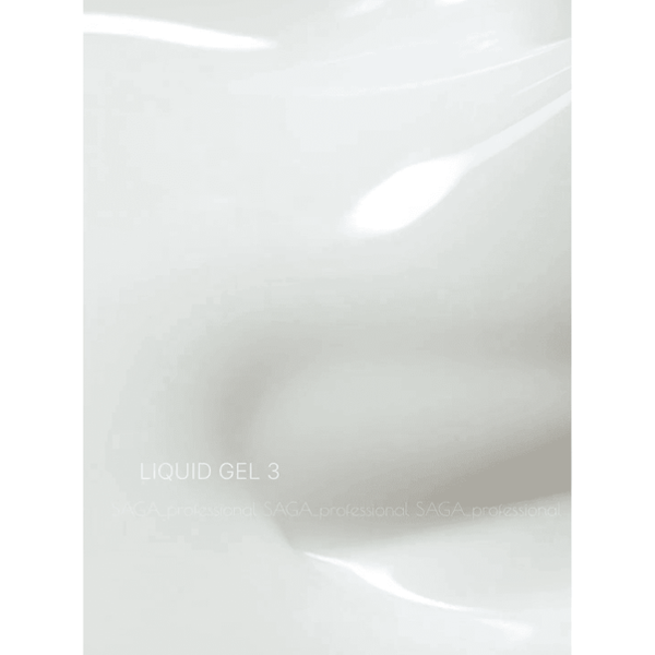 SAGA Professional LIQUID GEL №03 гель для нарощування молочний 15 ml ЦН000131792 фото
