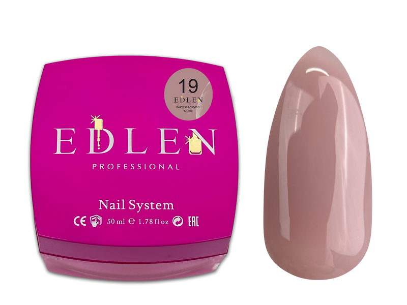 Water acrygel Nude Edlen №19 30 ml 4823127205358 фото