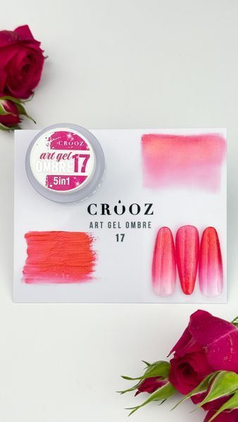 Crooz Гель фарба 5 в 1 Art gel ombre № 17 35498 фото