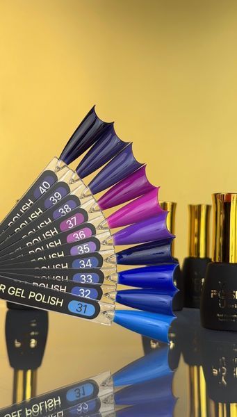 Гель лак - Без ТРО YOU POSH (7 ml). №40 - Темно-фіолетовий з синім підтоном colorposh40 фото
