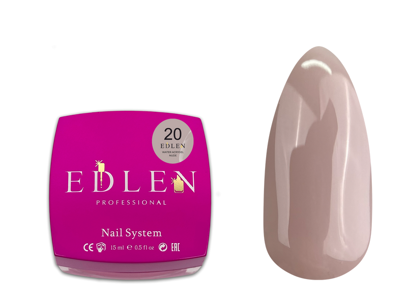 Water acrygel Nude Edlen №20 30 ml 4823127205365 фото
