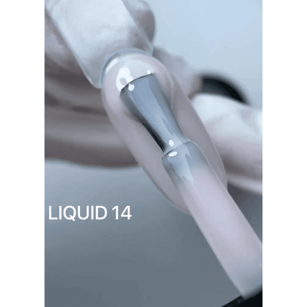 SAGA Professional LIQUID GEL №14 гель для нарощування рожевий 15 ml ЦН000131804 фото