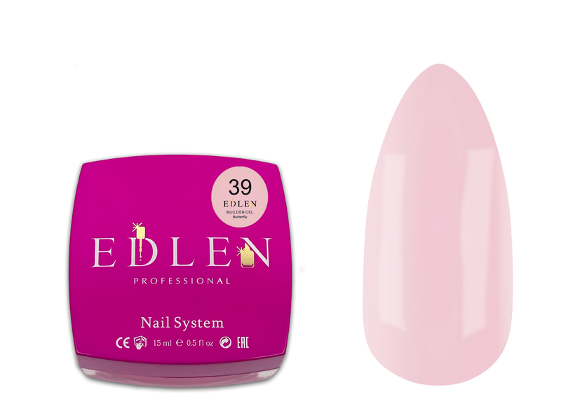 Builder gel Butterfly Edlen №39 30 ml 4823127214152 фото